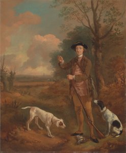 サフォーク州タニントンのジョン・デイド少佐 作： Thomas Gainsborough